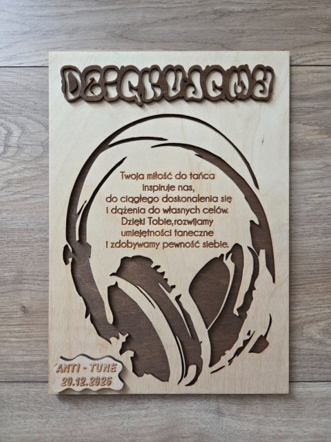 DYPLOM DLA INSTRUKTORA TAŃCA