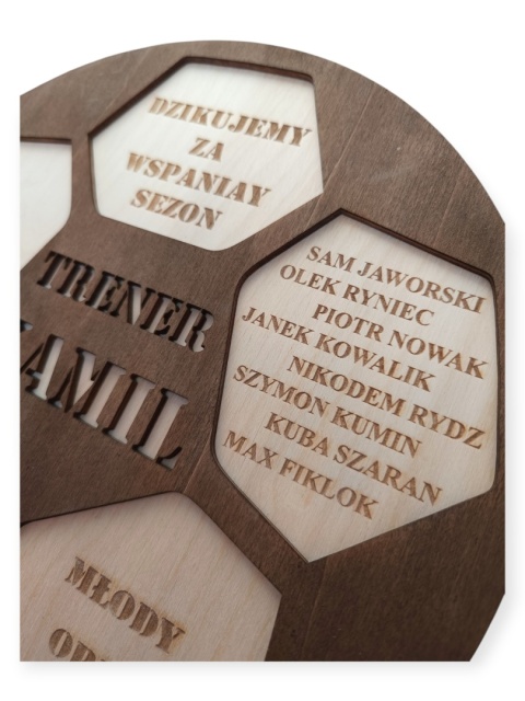 DYPLOM DLA TRENERA PIŁKI NOŻNEJ PIŁKA