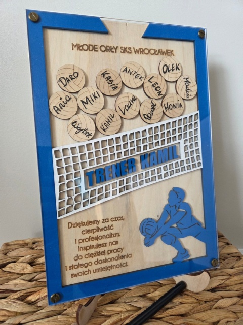 DYPLOM DLA TRENERA SIATKÓWKI - PREMIUM