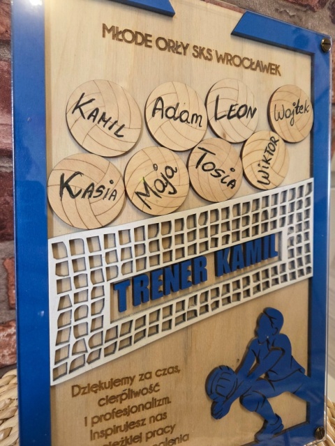 DYPLOM DLA TRENERA SIATKÓWKI - PREMIUM