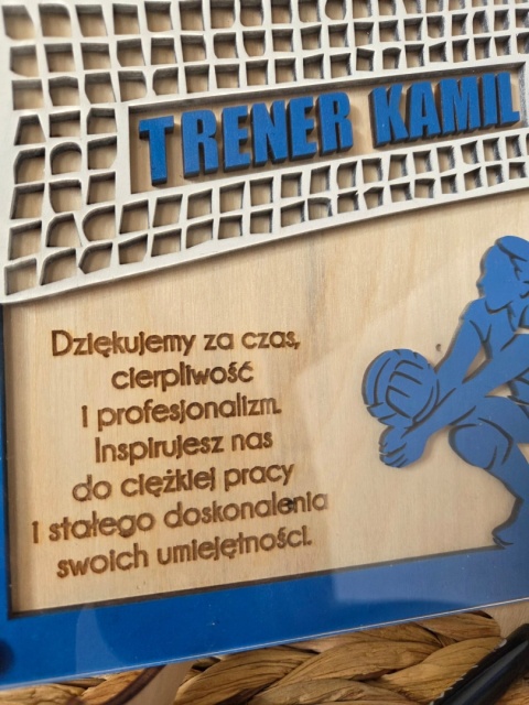 DYPLOM DLA TRENERA SIATKÓWKI - PREMIUM