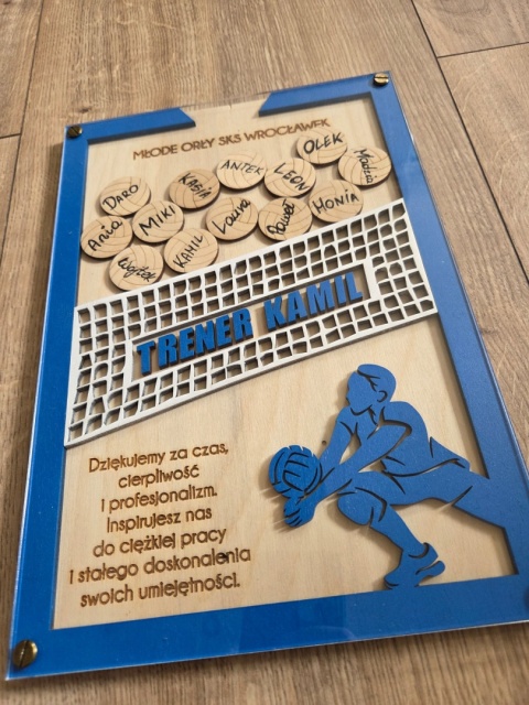 DYPLOM DLA TRENERA SIATKÓWKI - PREMIUM