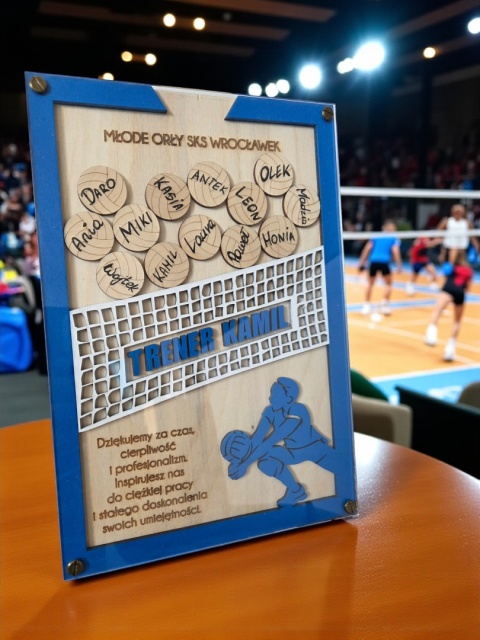 DYPLOM DLA TRENERA SIATKÓWKI - PREMIUM