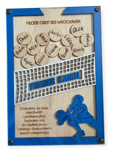 DYPLOM DLA TRENERA SIATKÓWKI - PREMIUM