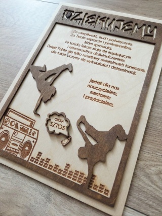 PODZIĘKOWANIA DLA INSTRUKTORA TAŃCA