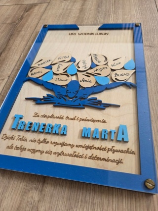 DYPLOM DLA TRENERA PŁYWANIA